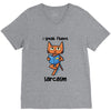 sarcasm V-Neck Tee
