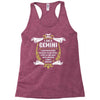 I Am A Gemini Racerback Tank