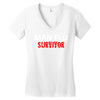 man flu survivor Women's V-Neck T-Shirt
