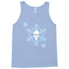 skull snowflakes alternative christmas jumper Tank Top
