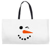 snowman face Weekender Totes