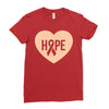 Hope With Heart Ladies Fitted T-Shirt