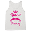 queens are born in february Tank Top