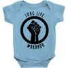 long live wakanda Baby Onesie