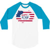 happy 4th of july 3/4 Sleeve Shirt