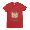 my cat is on the internet Ladies Fitted T-Shirt