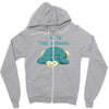 i hate the morning Zipper Hoodie