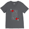 king of hearts playing card V-Neck Tee