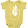 pocket samara Baby Onesie