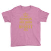 kings are born in august Youth Tee