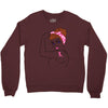 breast cancer girl power Crewneck Sweatshirt