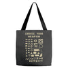 choose your weapon best trending Tote Bags