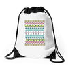 hawaiian pattern Drawstring Bags