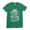 Tough She Be But Little She Is Fierce Ladies Fitted T-Shirt
