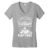 I Don't Need Therapy Just to Do Karting Women's V-Neck T-Shirt