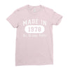 40th birthday gifts made 1978 all original parts Ladies Fitted T-Shirt