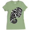 elephant ornate Ladies Fitted T-Shirt