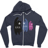 Black Bear Metal Artistshot Zipper Hoodie