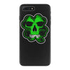 celtic green clover skull patch, irish biker patches iPhone 7 Plus Case