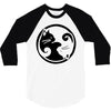 yinyang cats 3/4 Sleeve Shirt