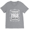 vintage made in 1968 perfectly aged a living legend V-Neck Tee