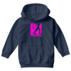 run harder gym workout Youth Hoodie