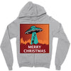 i want to believe santa parody Zipper Hoodie