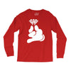 cartoon hands holding diamond Long Sleeve Shirts