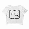 trail marks Crop Top