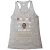 do you wanna go to war buh lah kay Racerback Tank