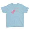 junior's breast cancer awareness i wear pink Youth Tee