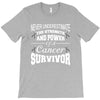 never underestimate the strength and power of a cancer survivor T-Shirt