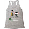 pinkman and the heisenbrain Racerback Tank