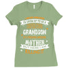 Super Cool Grandson Of A Freaking Awesome Mother Ladies Fitted T-Shirt