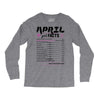 April Girl Facts Taurus Long Sleeve Shirts