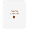 grandpa powered by coffee Mousepad
