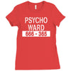 psycho ward Ladies Fitted T-Shirt