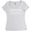 Feminism Women's Triblend Scoop T-shirt