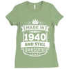 Made In 1940 And Still Awesome Ladies Fitted T-Shirt