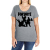 fortnite 4 Ladies Curvy T-Shirt
