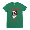dirty santa champion Ladies Fitted T-Shirt