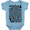 optical illusion Baby Onesie
