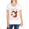 what does the fox say Ladies Curvy T-Shirt