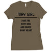 May Girl Ladies Fitted T-Shirt