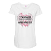 The Only Thing Tougher Than An Arborist Is An Arborist's Wife Maternity Scoop Neck T-shirt