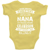 Super Cool Nana Of A Freaking Awesome Grandson Baby Onesie