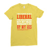 liberal for halloween (mp) Ladies Fitted T-Shirt