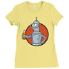 vault bot Ladies Fitted T-Shirt