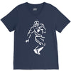 undefeated stencil football V-Neck Tee