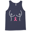 breast with pink ribbon Tank Top
